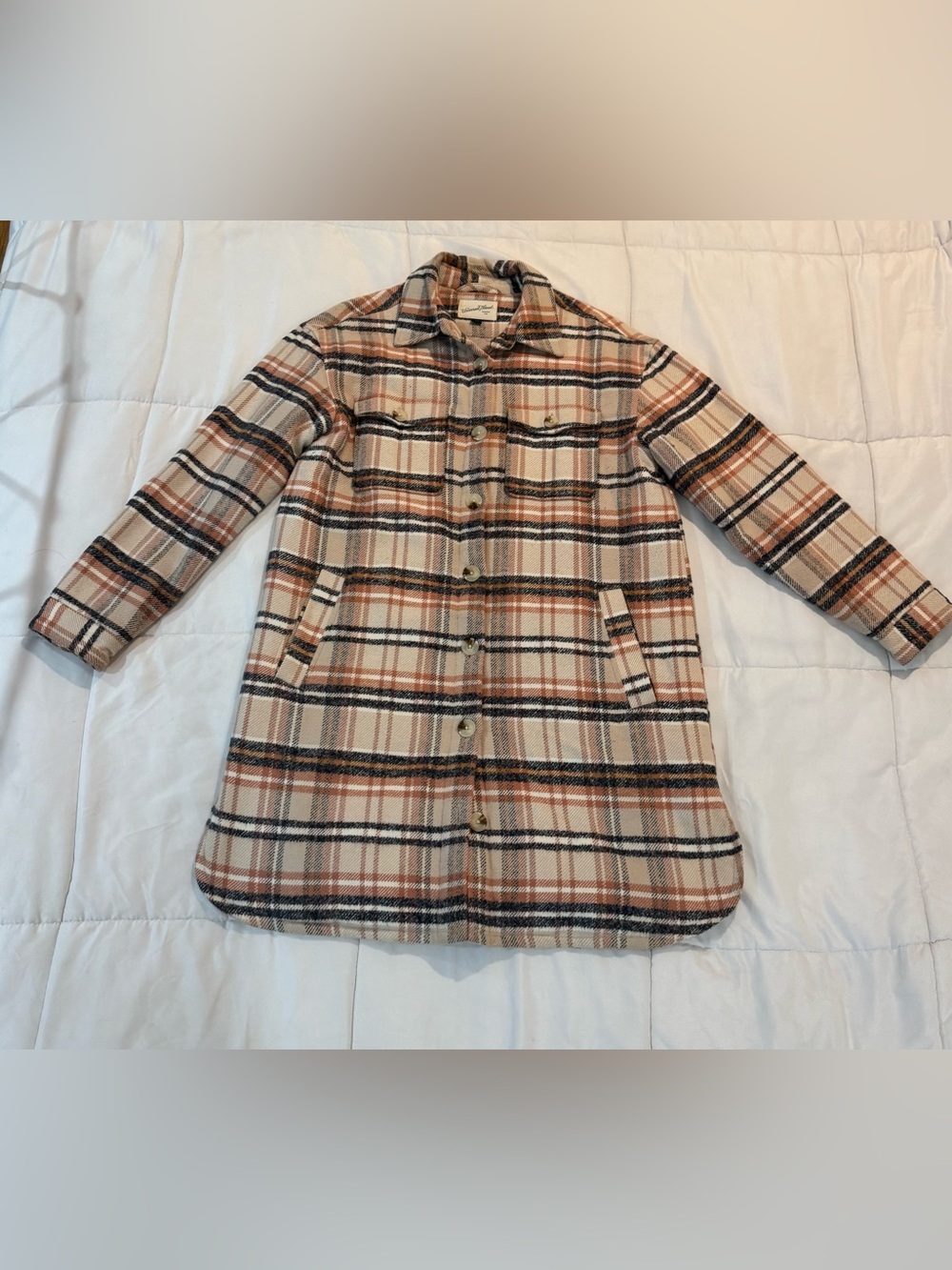 Universal Thread Plaid Jacket in Brown & Black